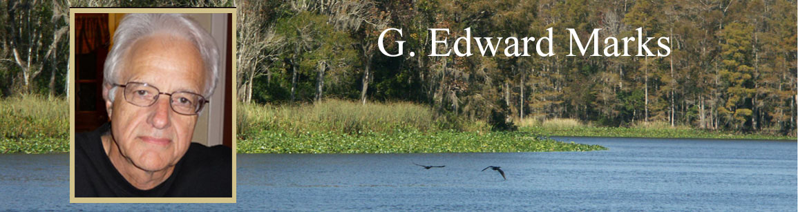 Banner announcing G. Edward Marks, Author of sci-fi and fanasy