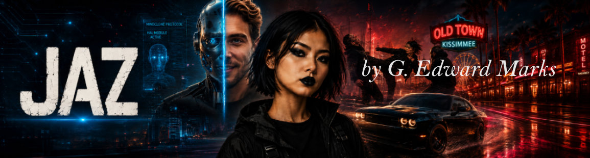 Banner announcing G. Edward Marks, Author of sci-fi and fantasy